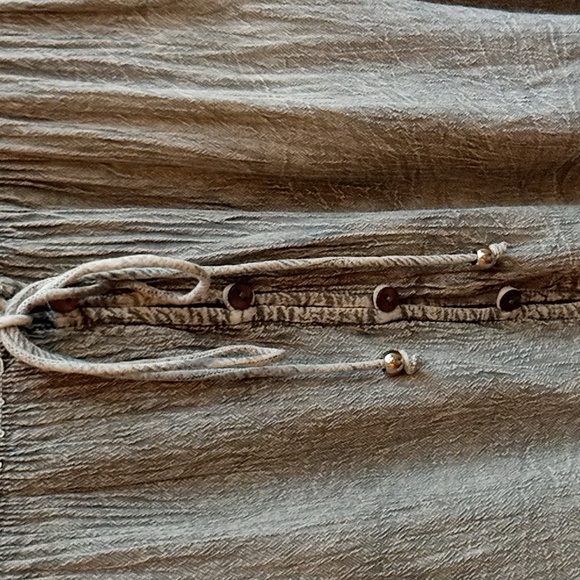 Anandas Grey Denim Blouse - Picture 4 of 6